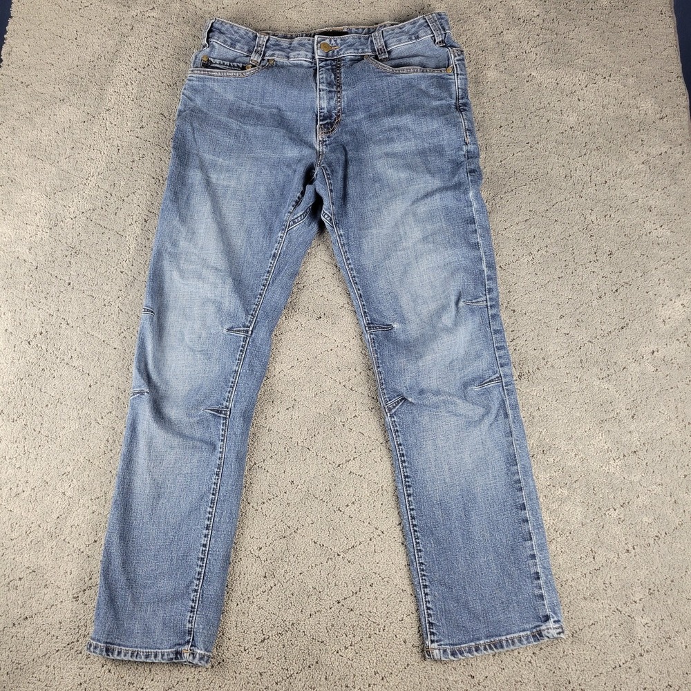 Vertx Jeans Mens 34x32 Blue Defiance Tacticl Straight Leg Stretch Denim Workwear